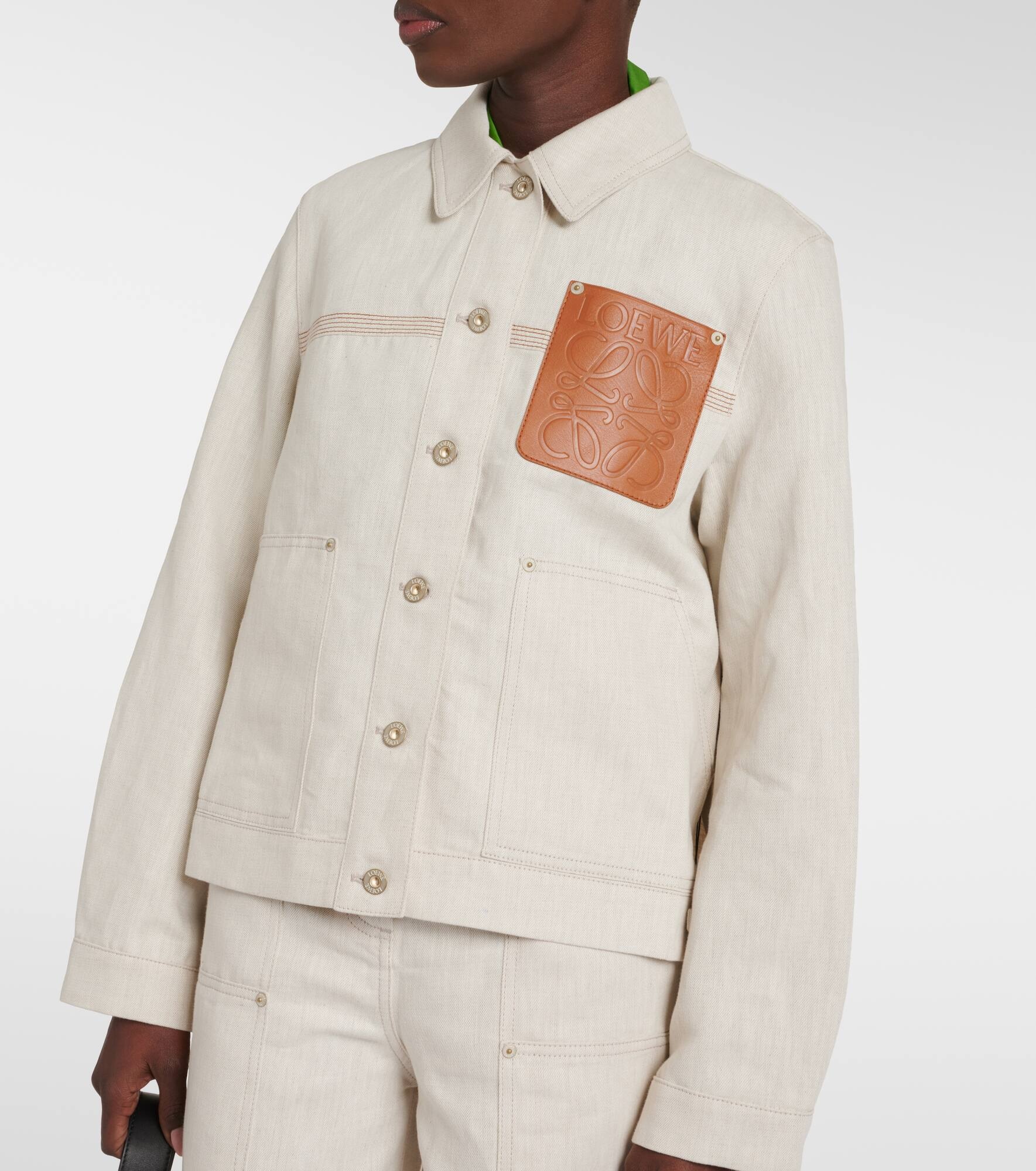 Cotton and linen jacket - 6
