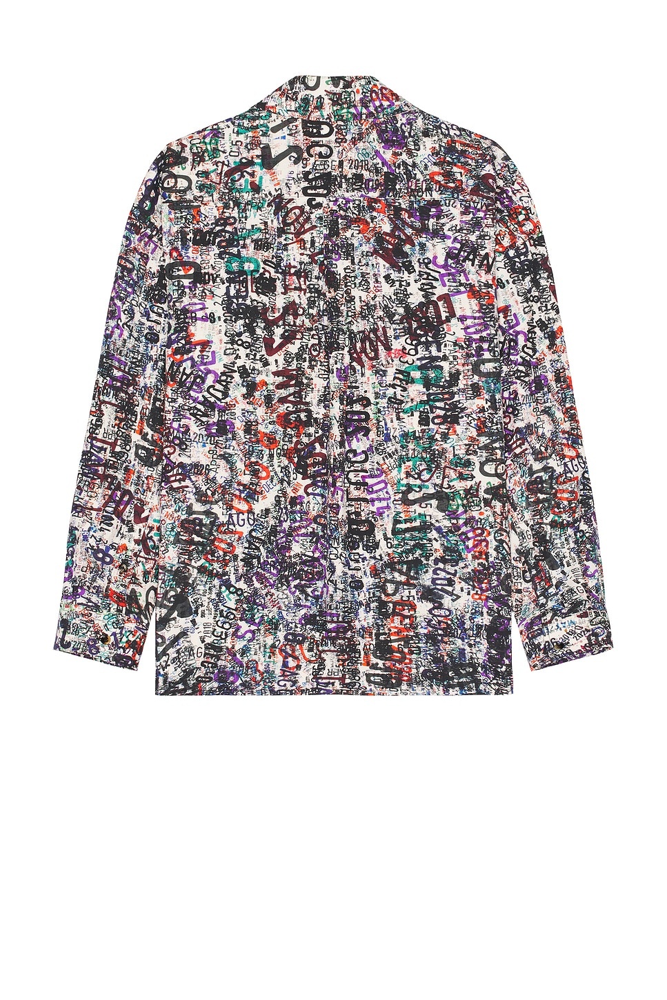 Wool Memory Print Shirt - 2