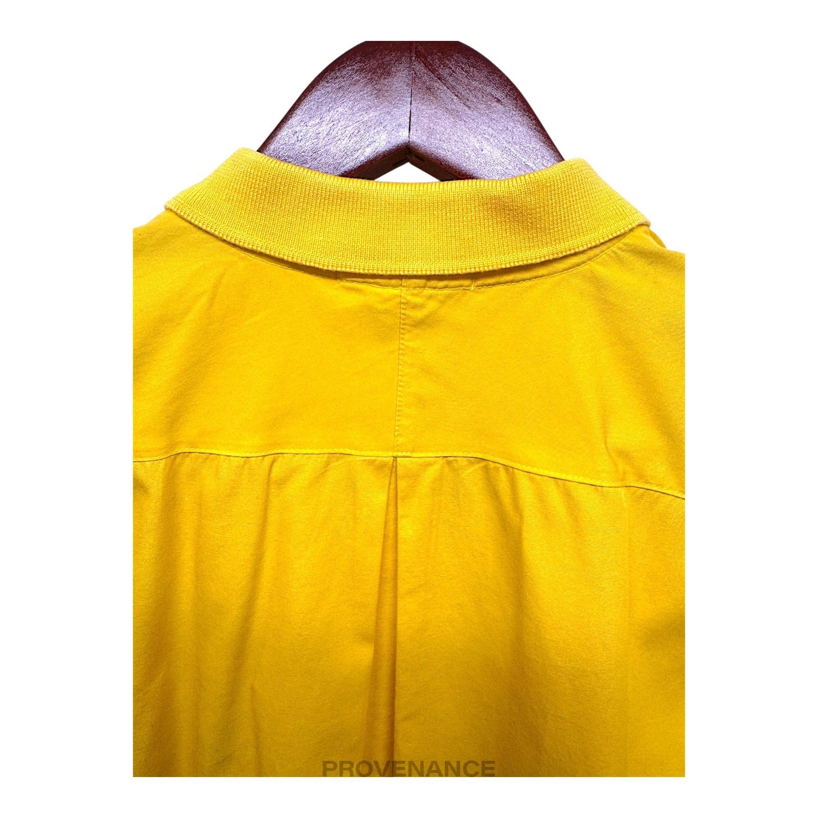 Balenciaga Sports Embroidered Bowling Shirt - Yellow M - 5
