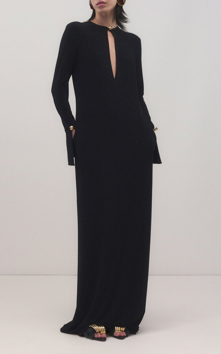 The Sylvie Jersey Gown black - 2