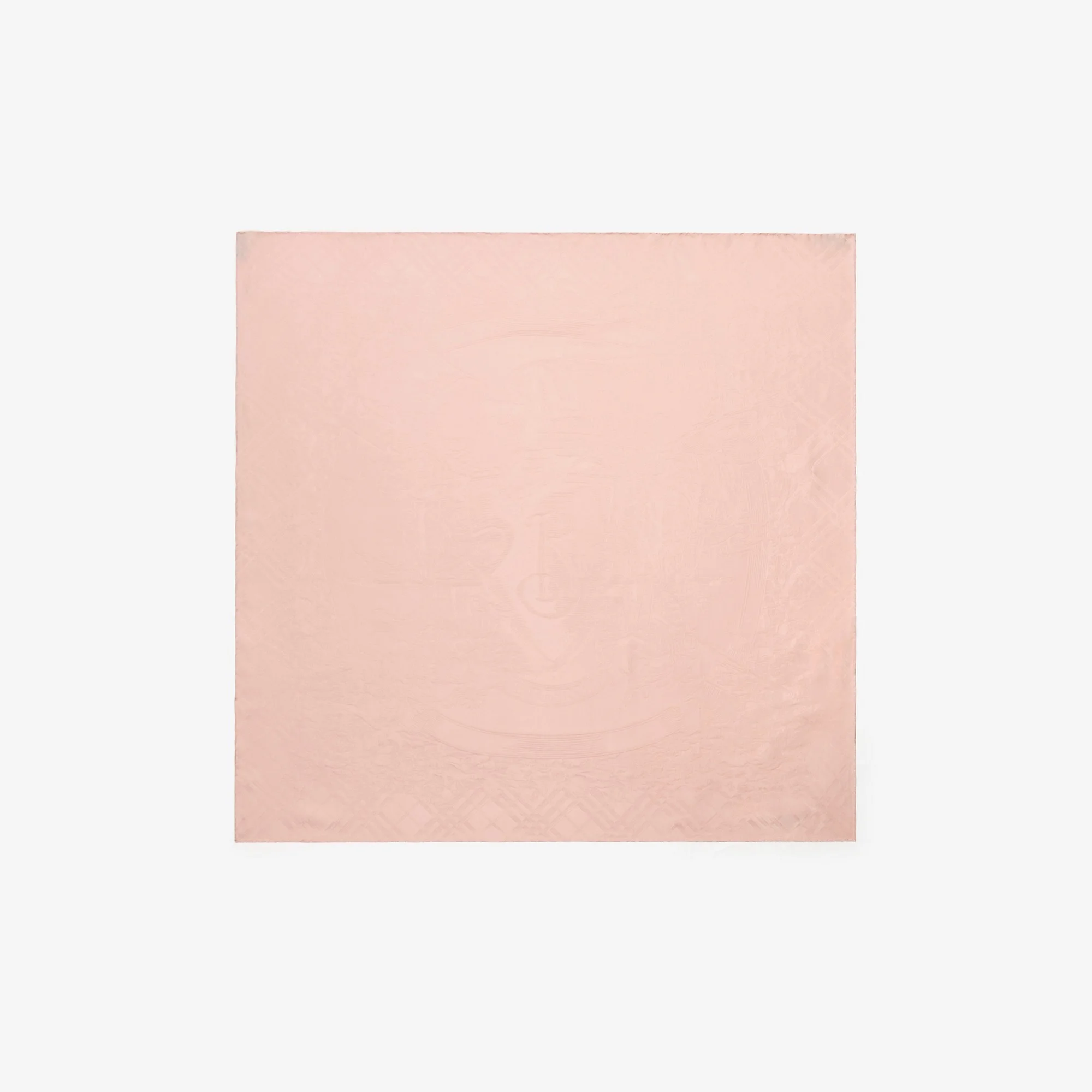 Floral Crest Silk Scarf - 1