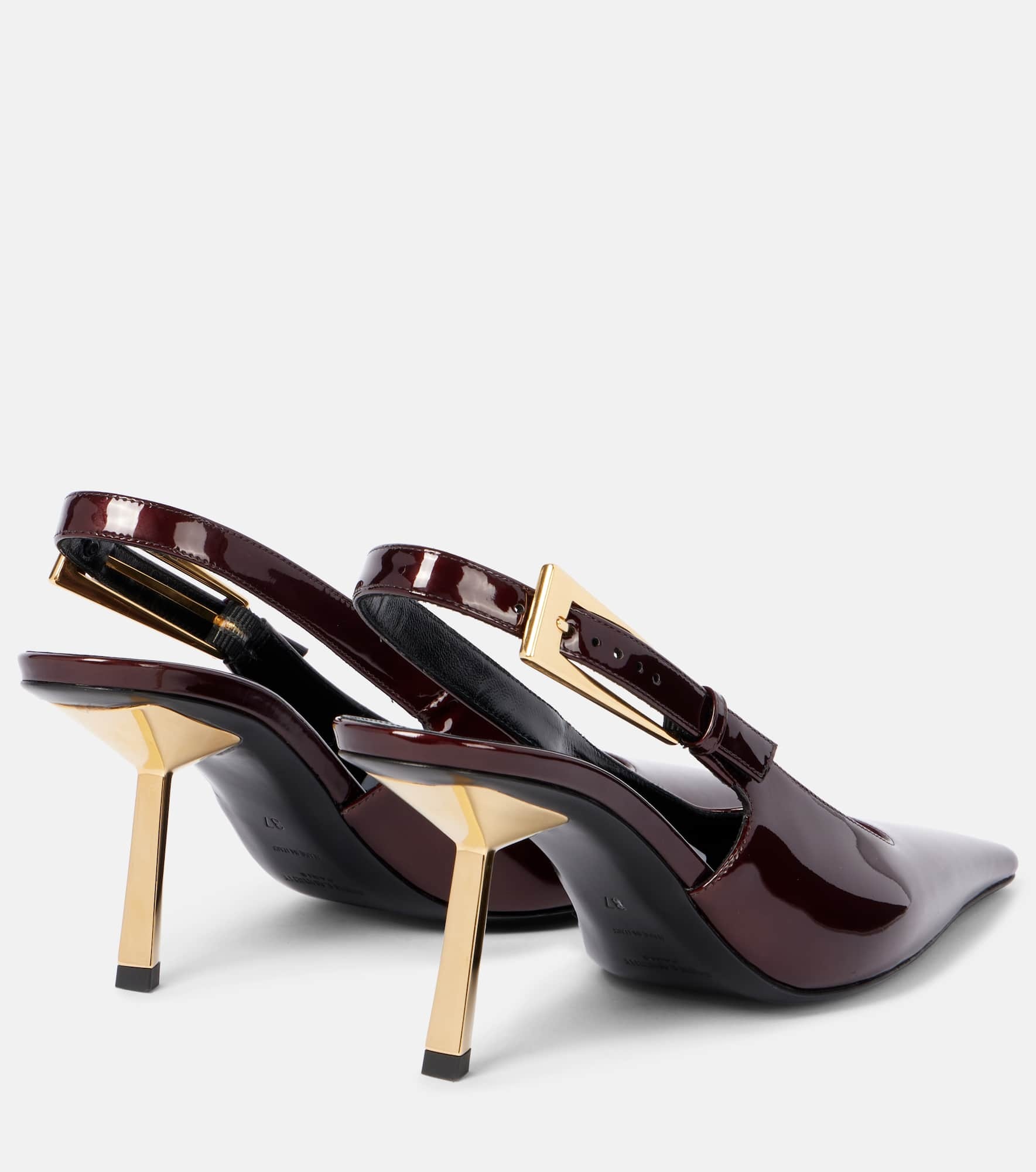 Lee 75 patent leather slingback pumps - 2