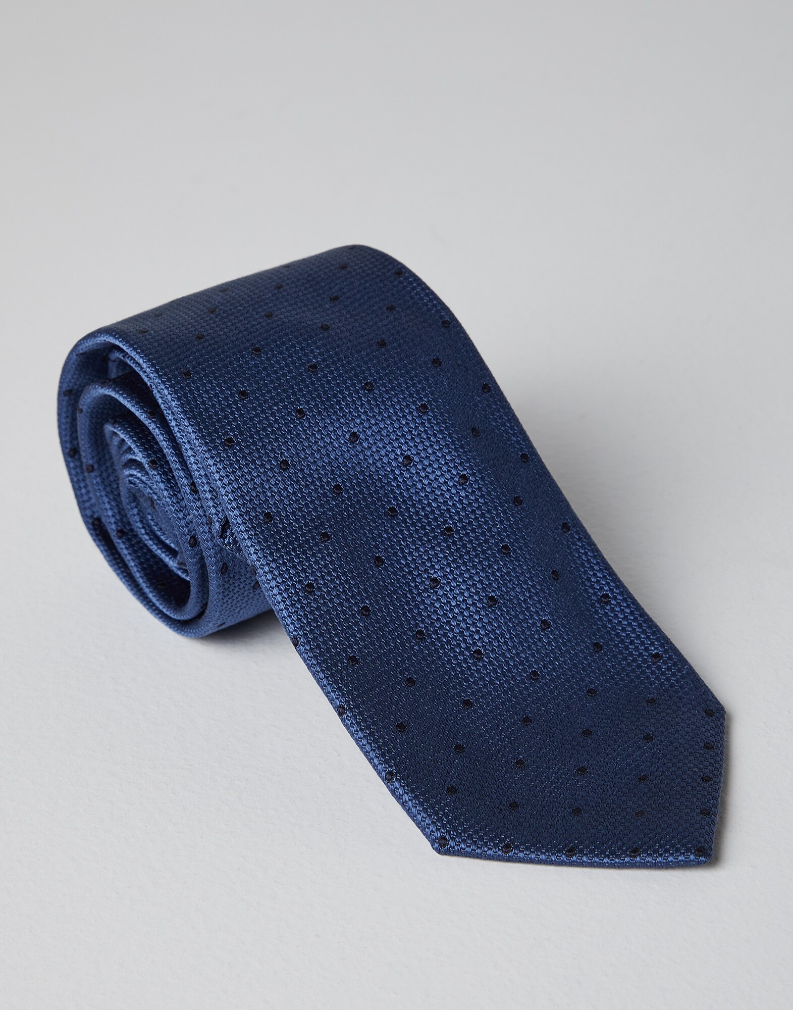 Spotted silk tie - 2