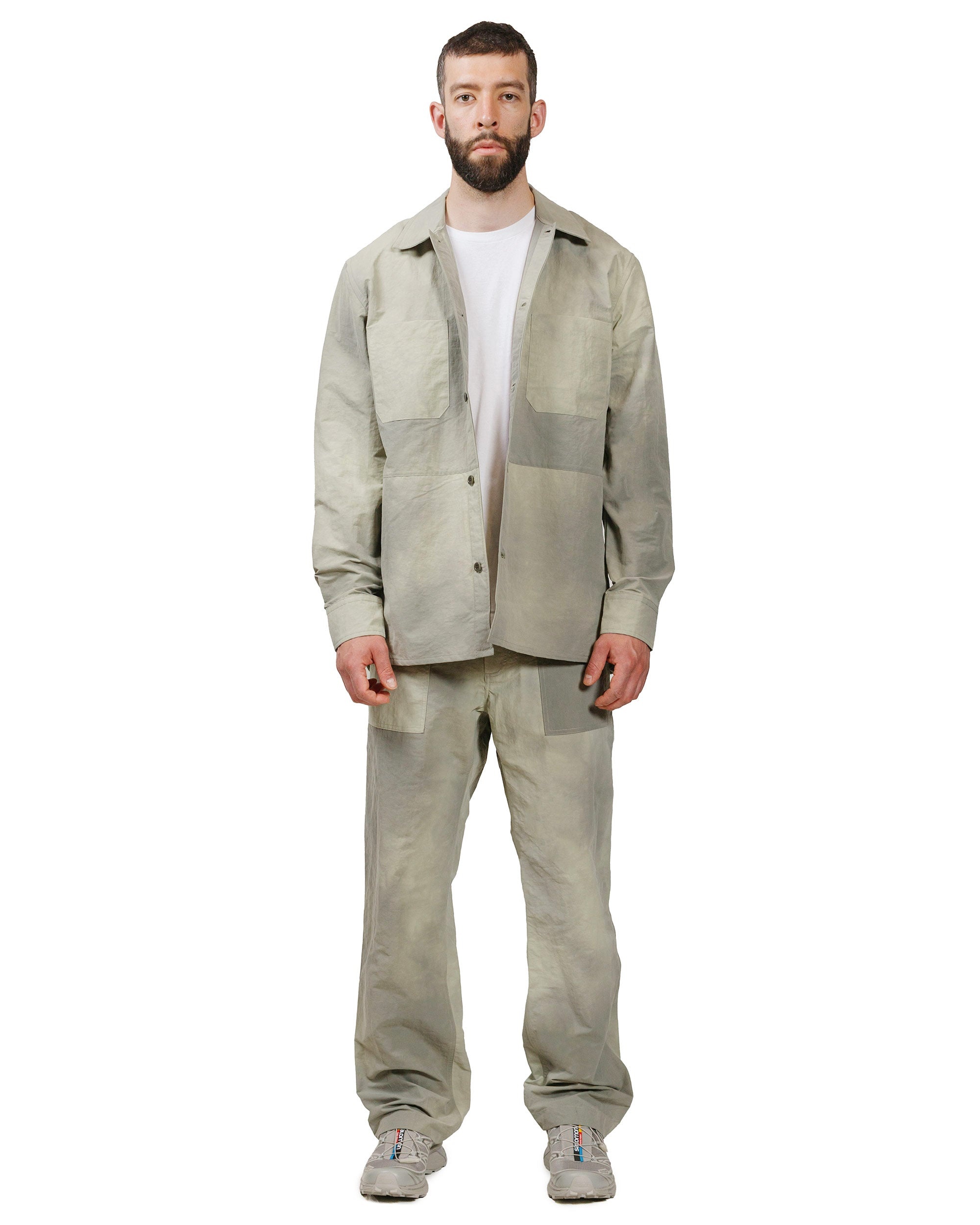 Ulrik Wave Dye Overshirt Clay - 4