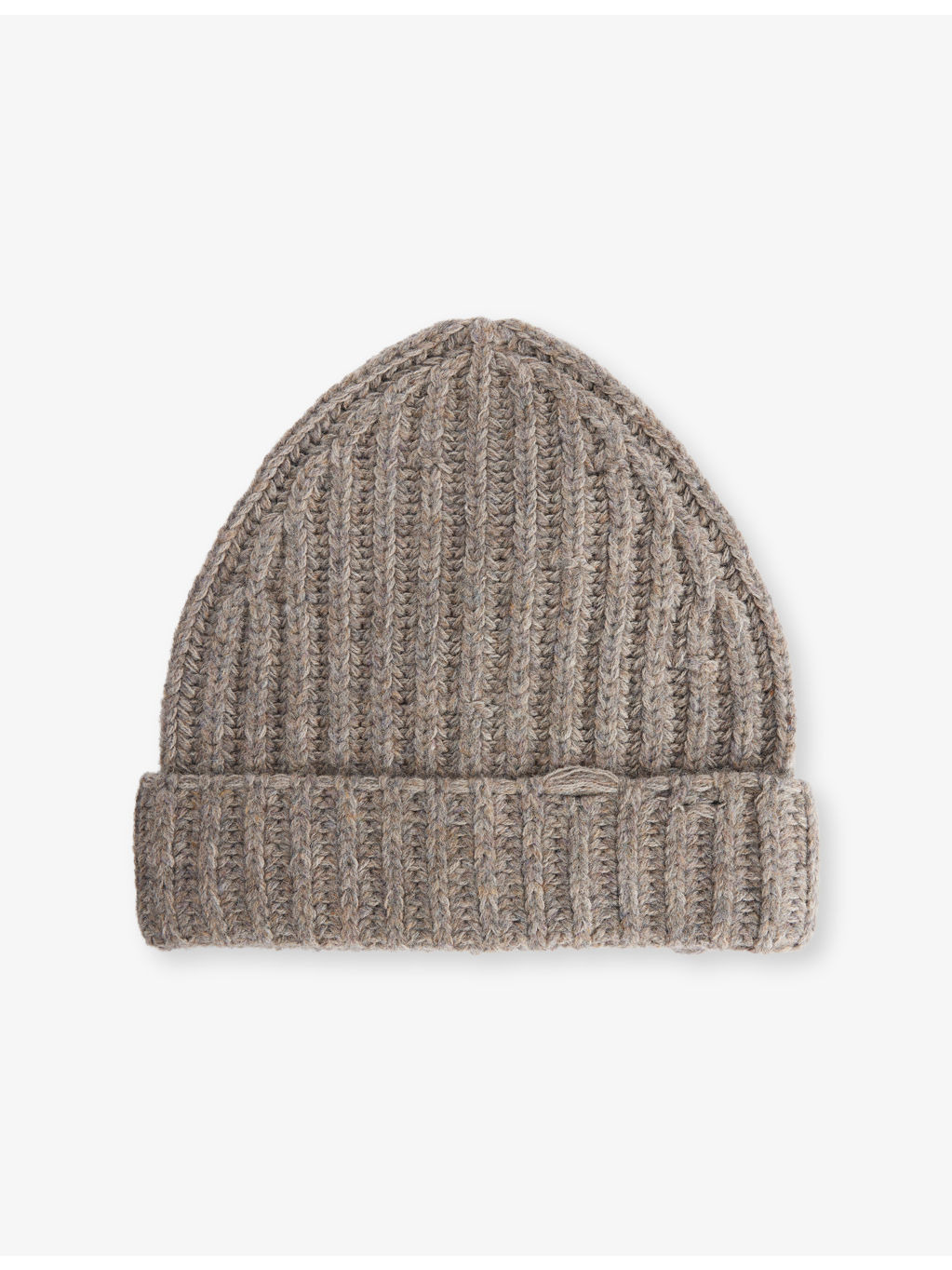 Signature-Stitch Ribbed Wool-Blend Beanie Hat - 3