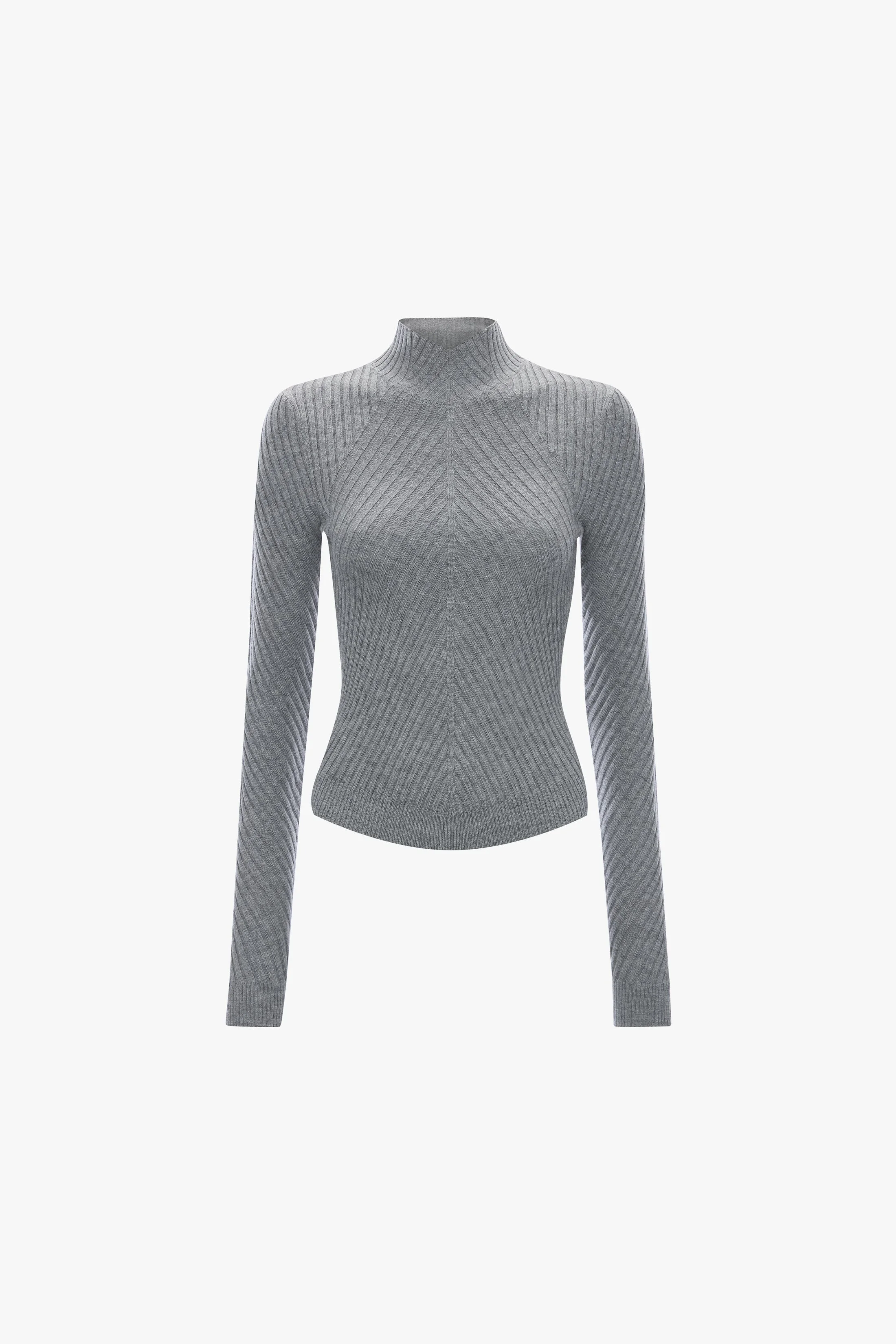 Georgia Jumper In Grey Marl - 1