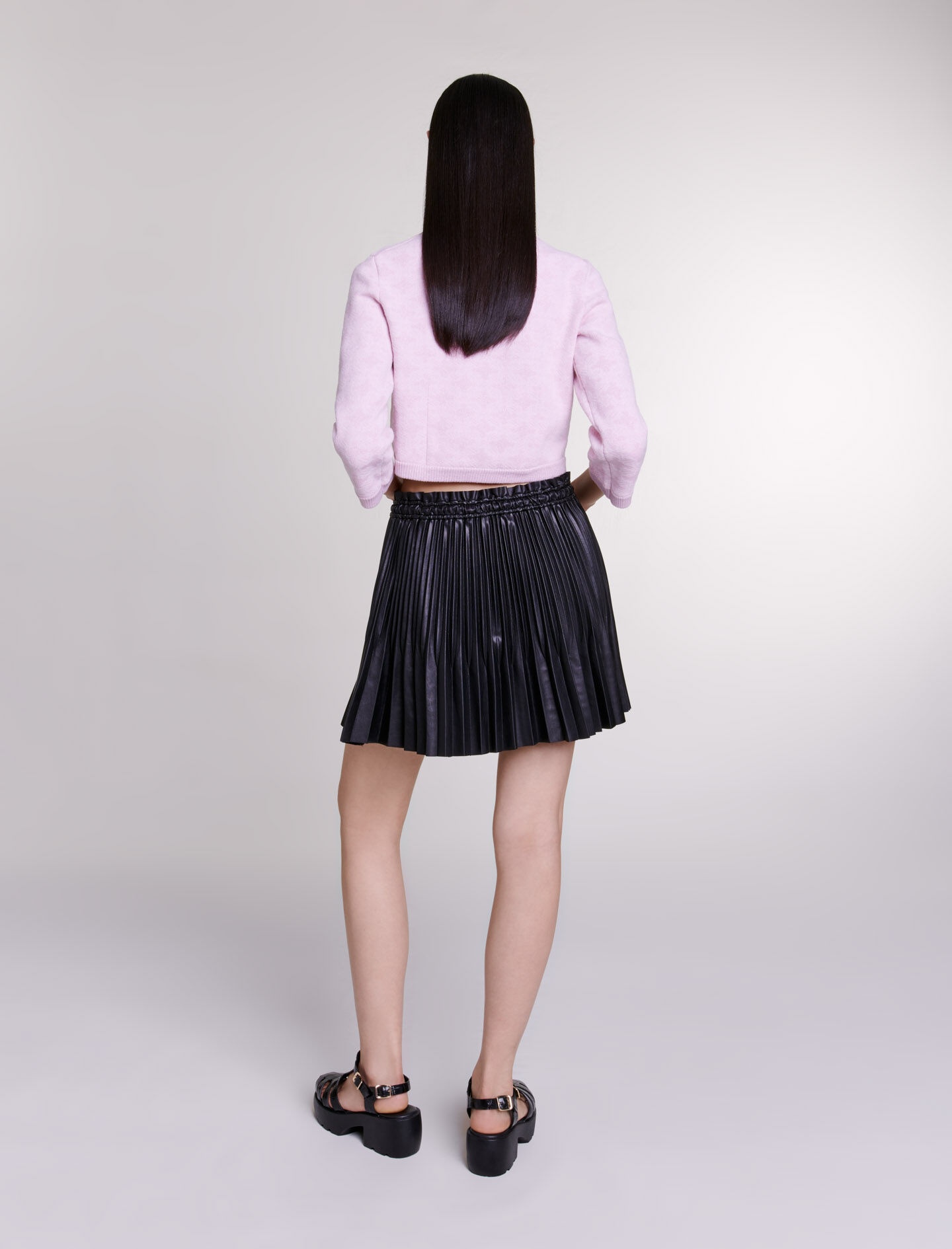 Cardigan in jacquard-effect knit - 5