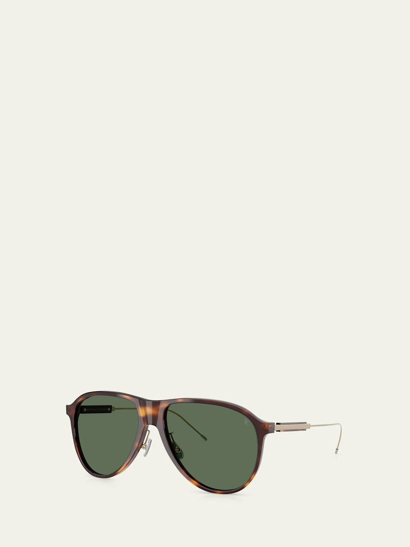 Brunello Cucinelli 0BC4011S Acetate Aviator Sunglasses outlook