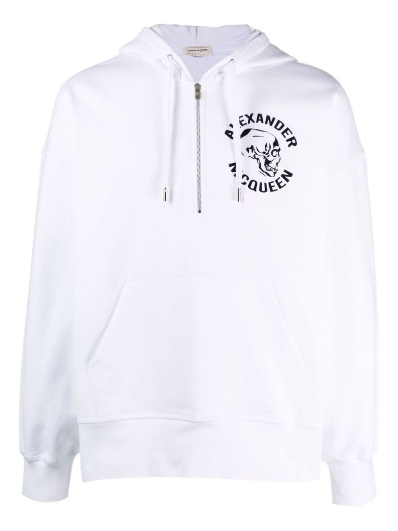 skull-print hoodie 1