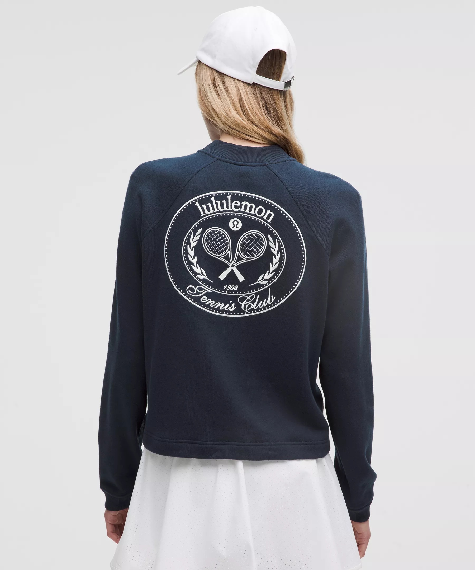 Cotton French Terry Crewneck Pullover *Tennis Club - 3