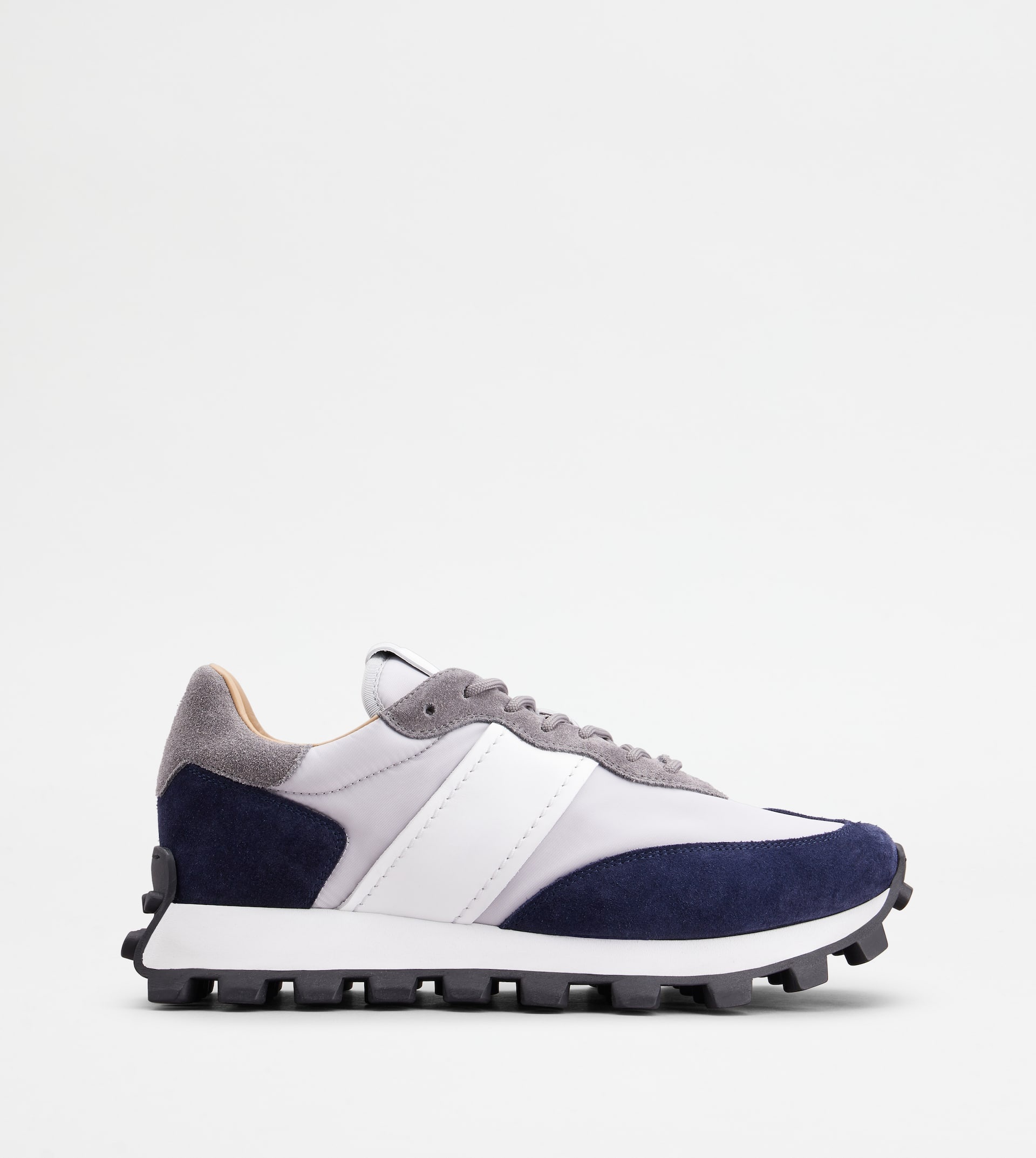 SNEAKERS TOD’S 1T IN SUEDE AND FABRIC - BLUE, GREY, WHITE - 1