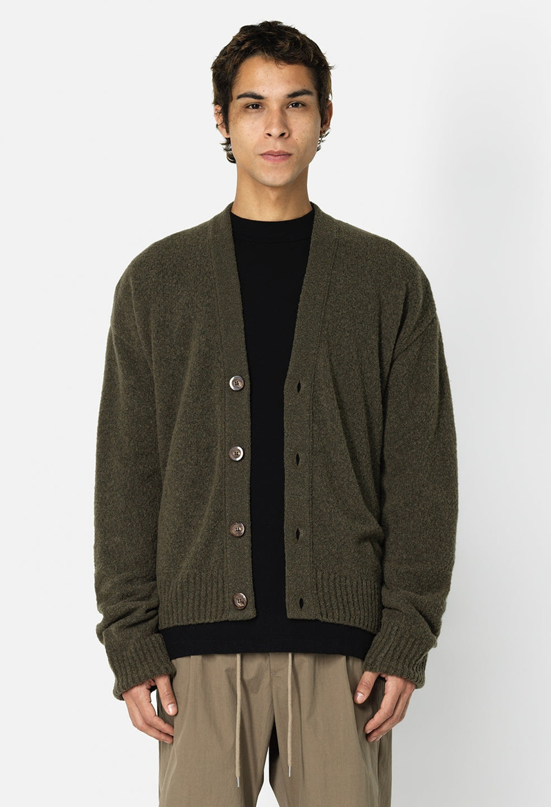 WOOL POWDER KNIT CARDIGAN 2