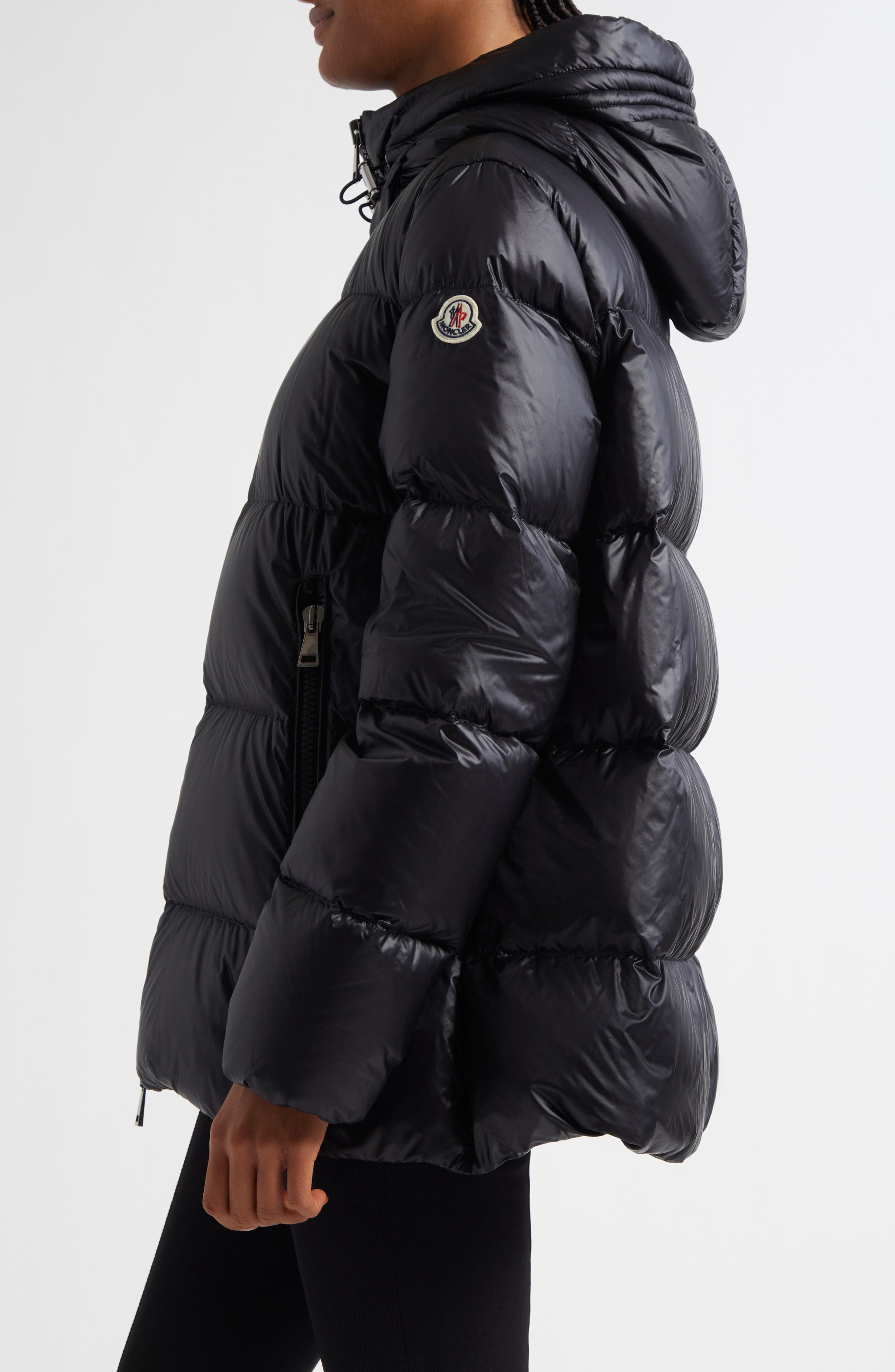 Moncler Seritte Down Parka in Black/black at Nordstrom - 3