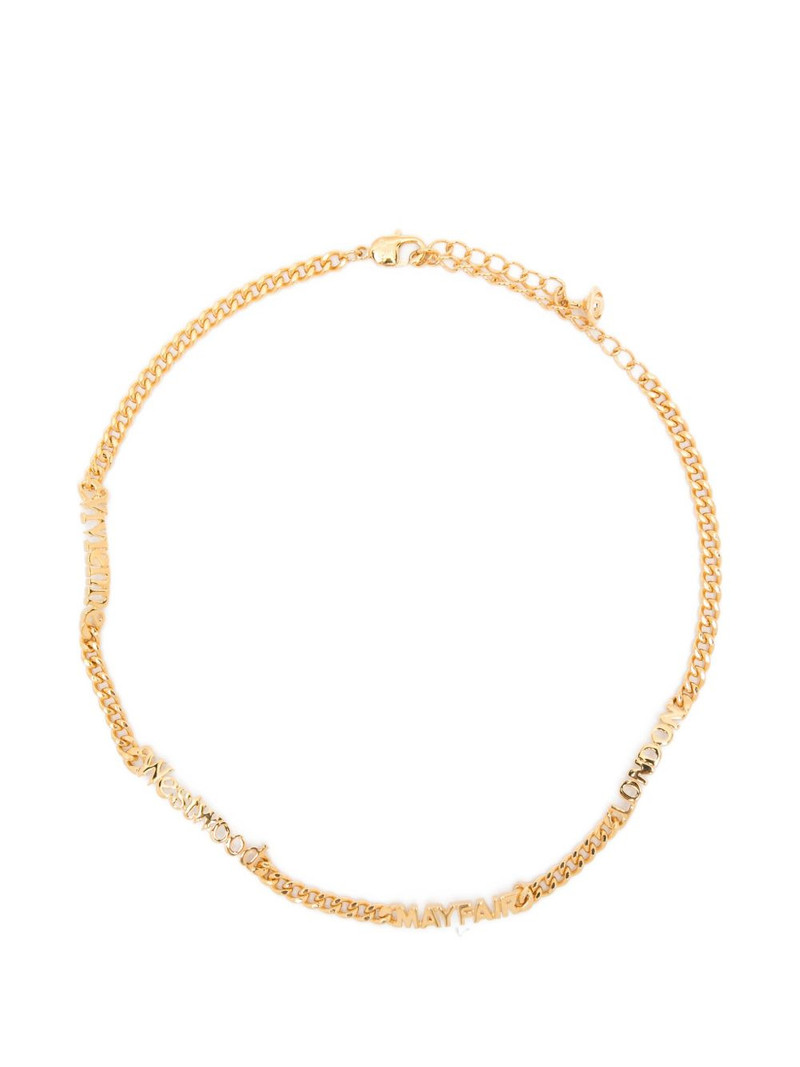 Milicent lettering necklace 1