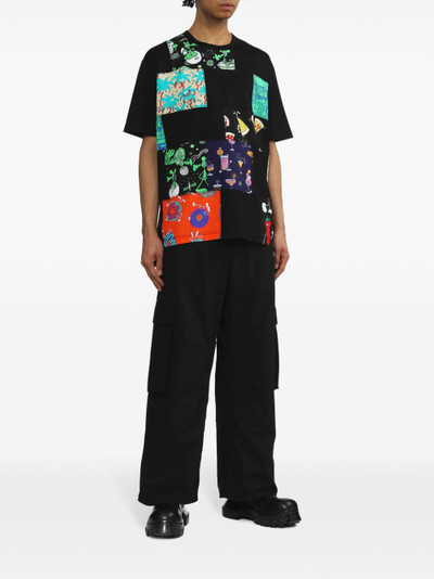 Junya Watanabe MAN x Lousy Livin patchwork cotton T-shirt outlook