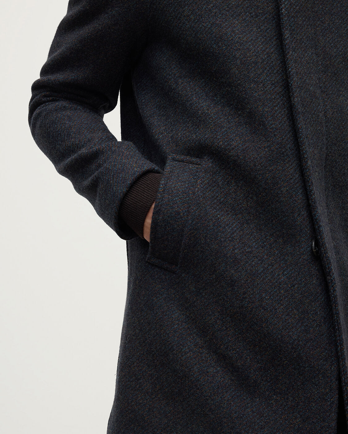 Wool Grey Car Coat - 5
