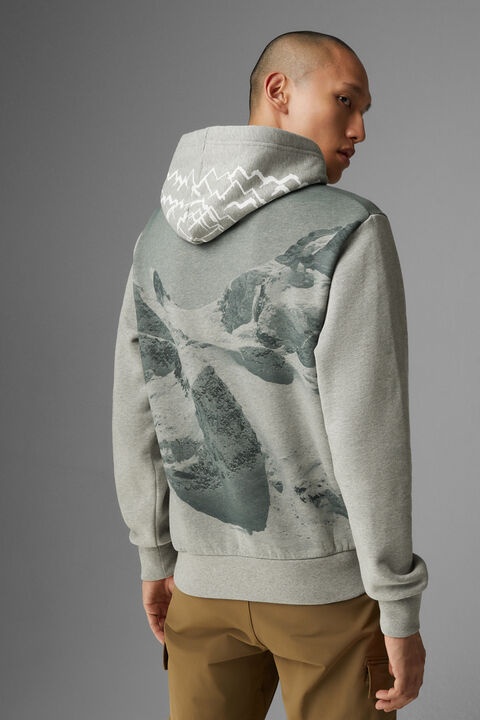 Covell Hoodie in Light gray melange - 3