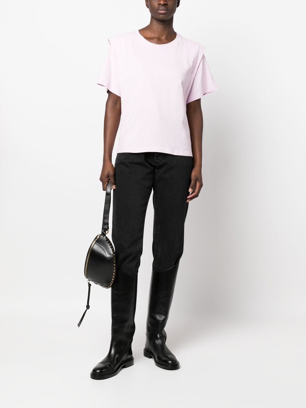 Zelitos pleat-detail T-shirt - 2