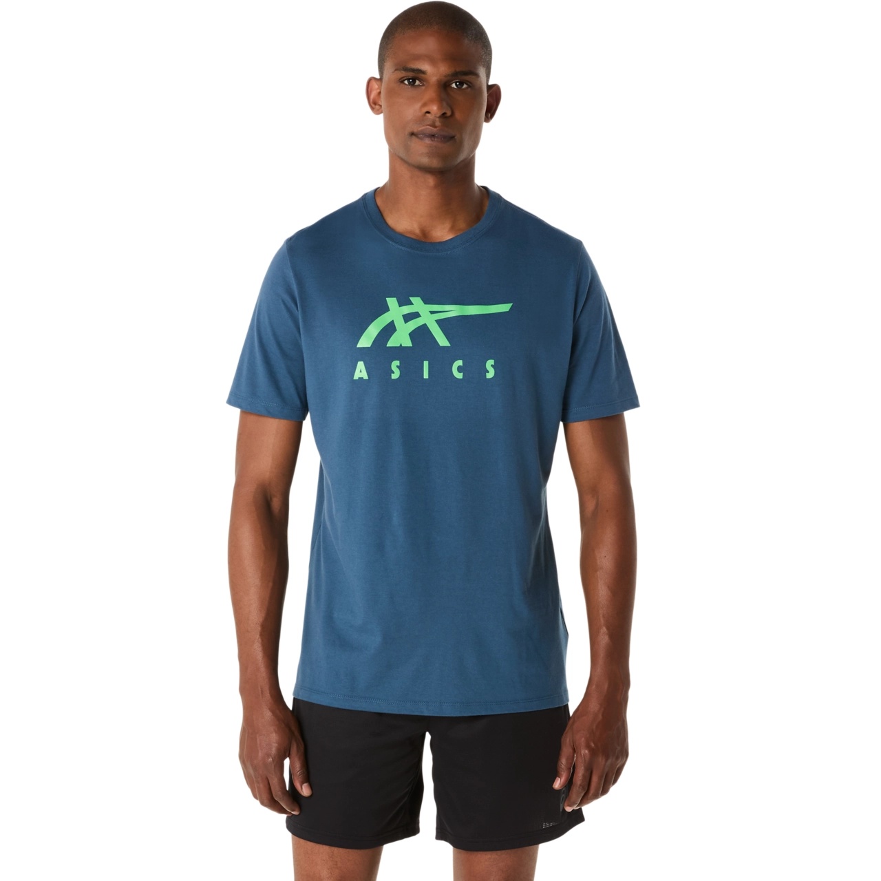 ASICS STRIPE SHORT SLEEVE TEE - 1