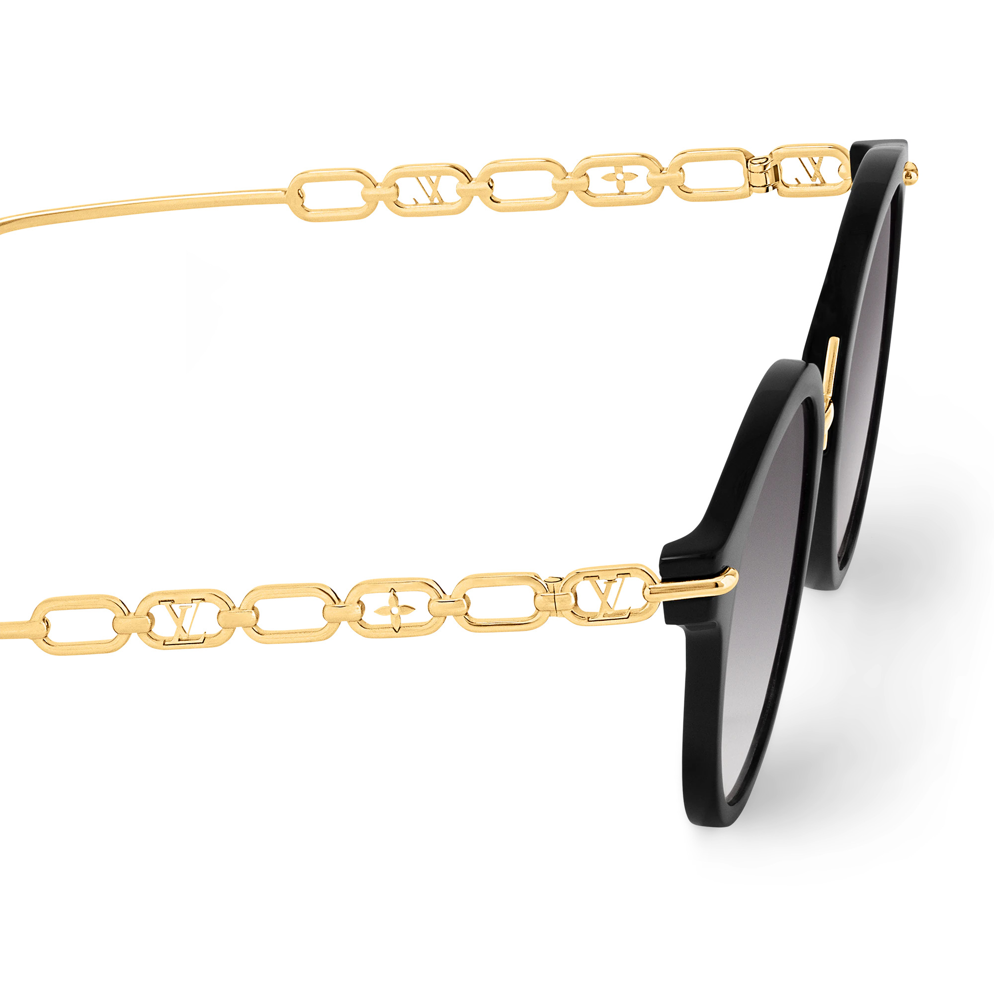 My LV Chain Two Round Sunglasses - 4