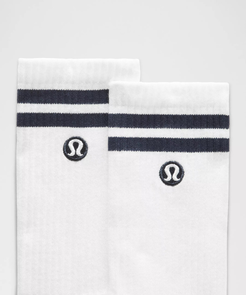 lululemon Unisex Daily Essential Crew Socks *Stripe outlook