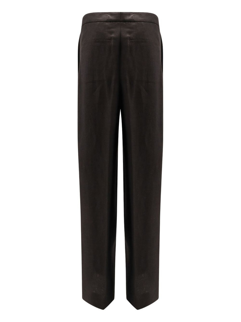 LARDINI flat-front trousers outlook