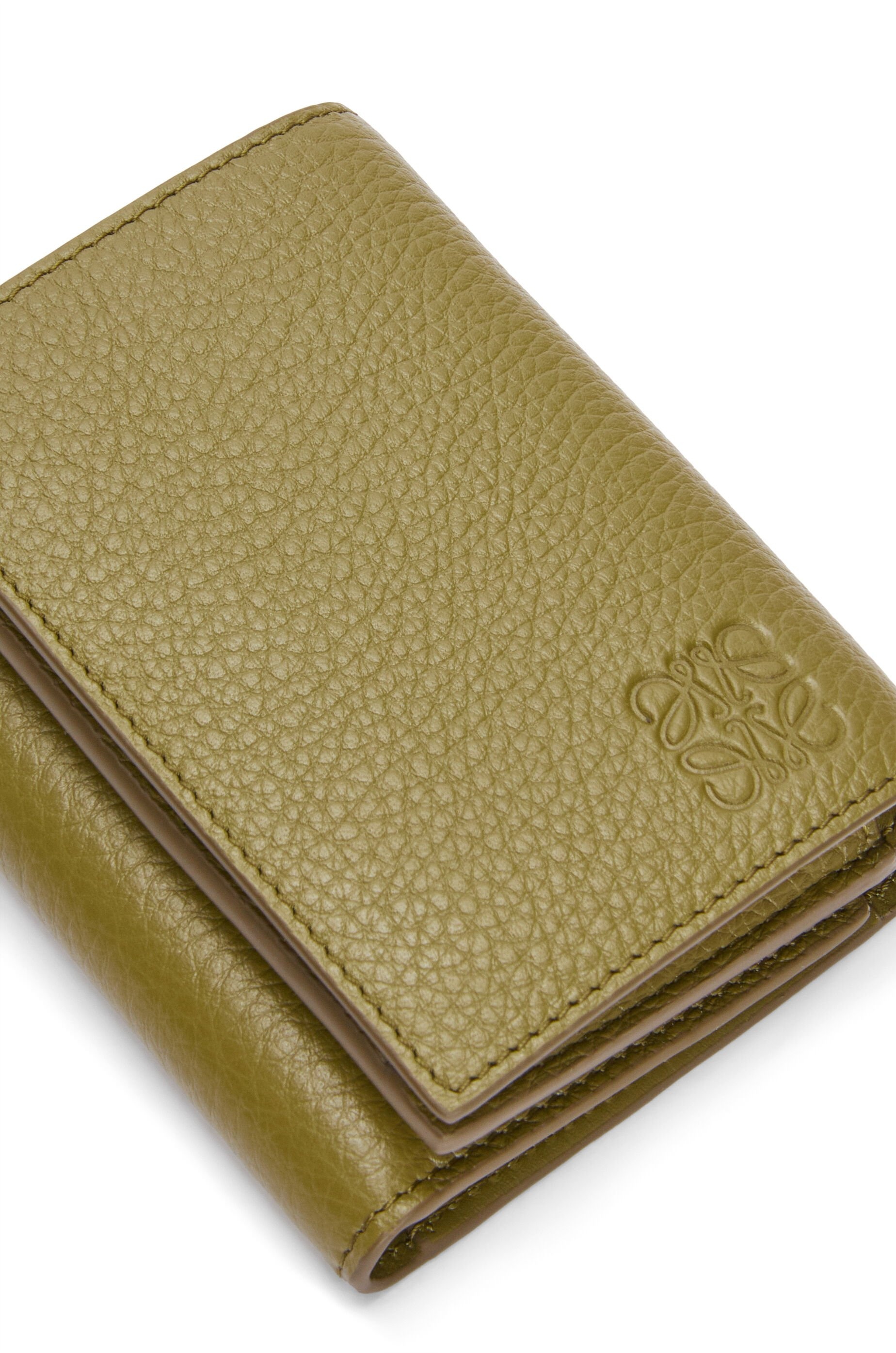 Trifold wallet in soft grained calfskin - 6