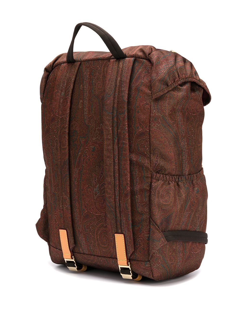 paisley print backpack - 3