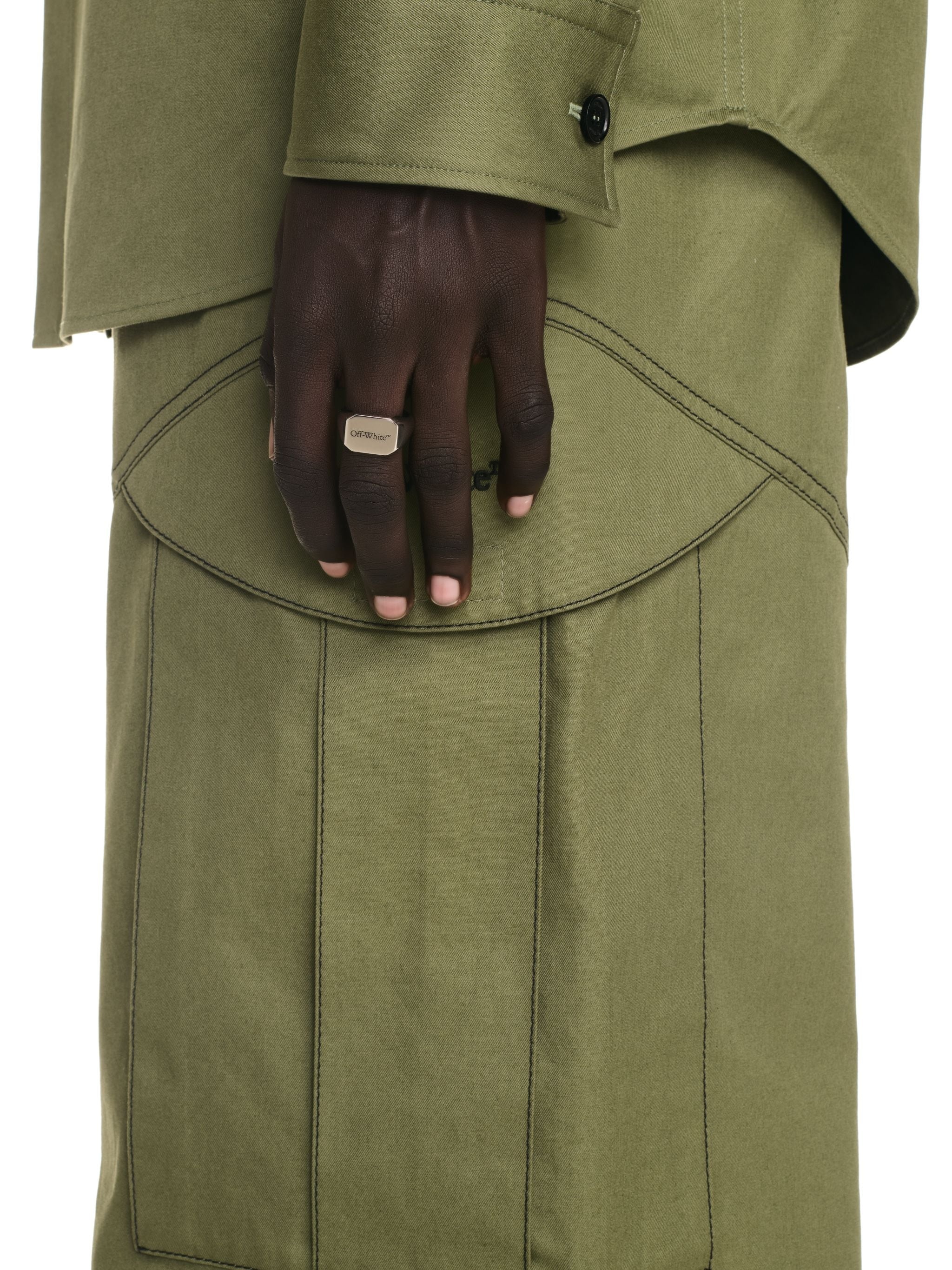 Rectangular Logo Ring - 3