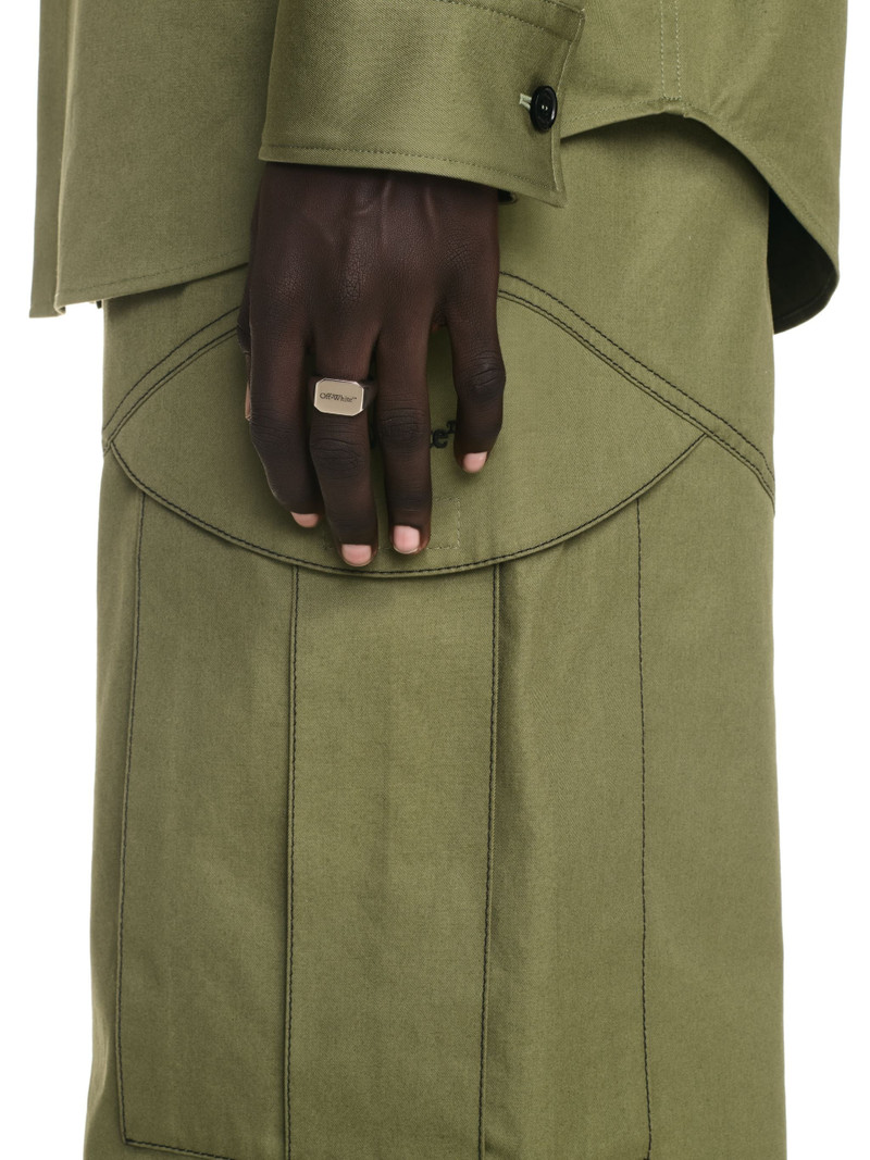 Rectangular Logo Ring 3