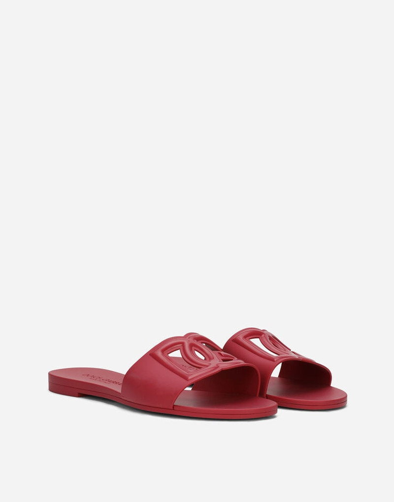 Dolce & Gabbana Rubber beachwear sliders outlook