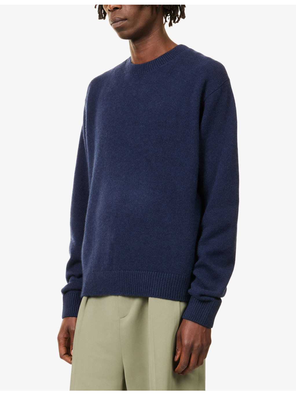 Simple Crewneck Cashmere Jumper - 3