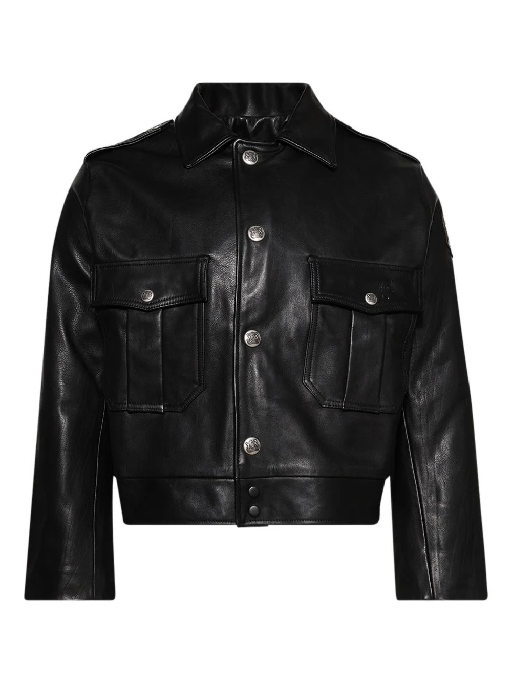 Crew leather jacket - 1