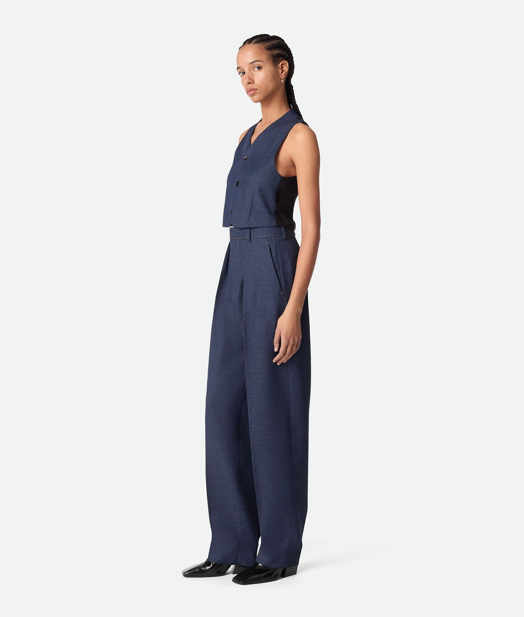Melange Wool Pants - 2