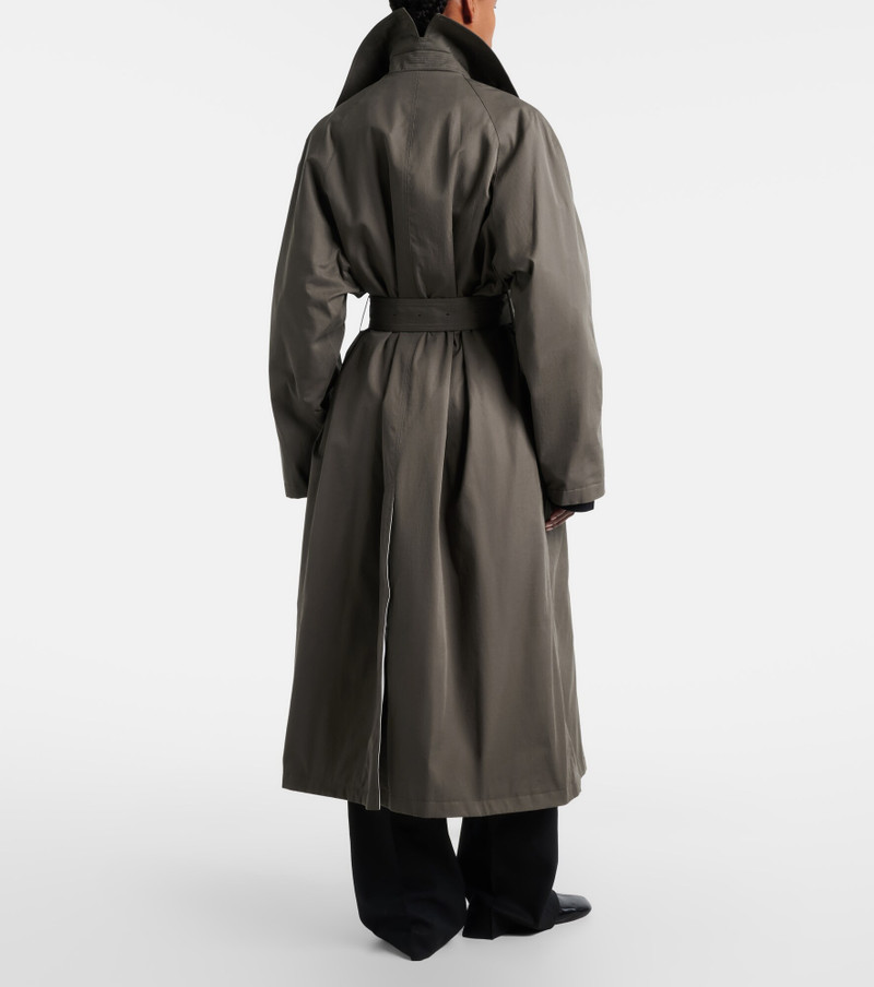 Cotton twill trench coat 3