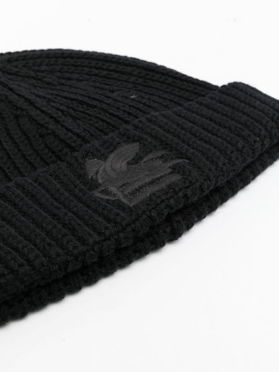 Etro logo-embroidered wool beanie outlook