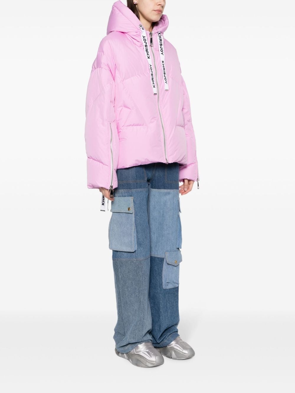 Khris Iconic hooded puffer jacket - 3