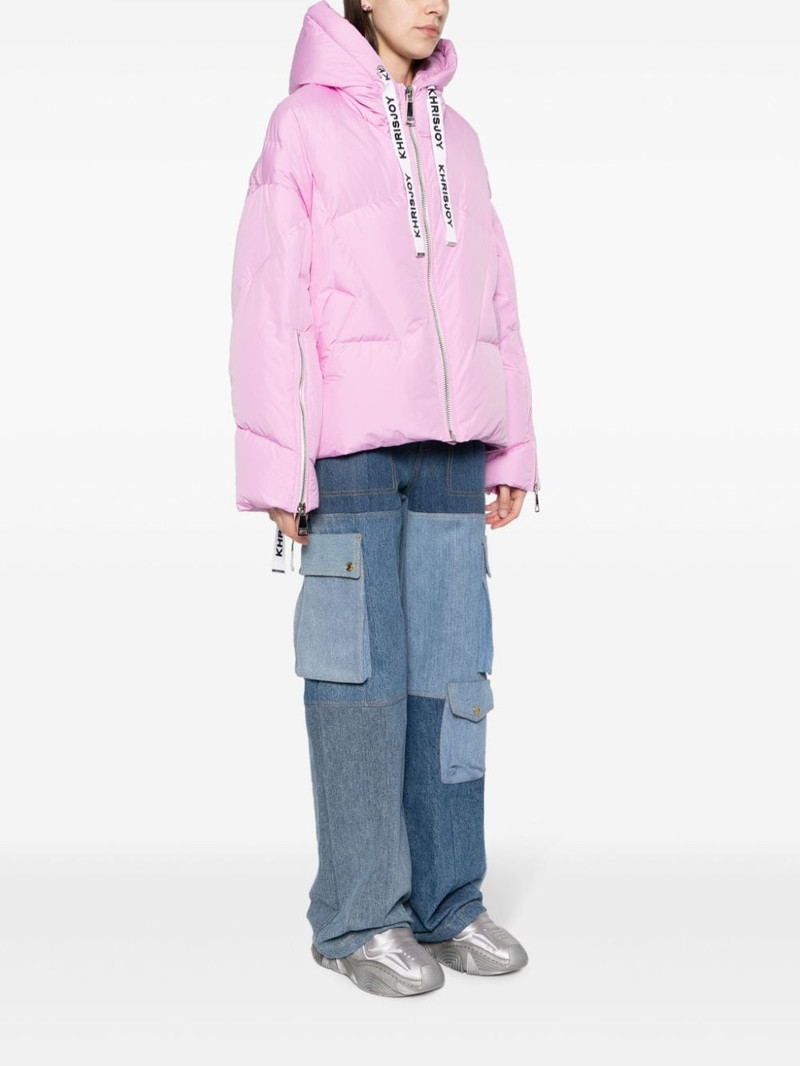 Khris Iconic hooded puffer jacket 3