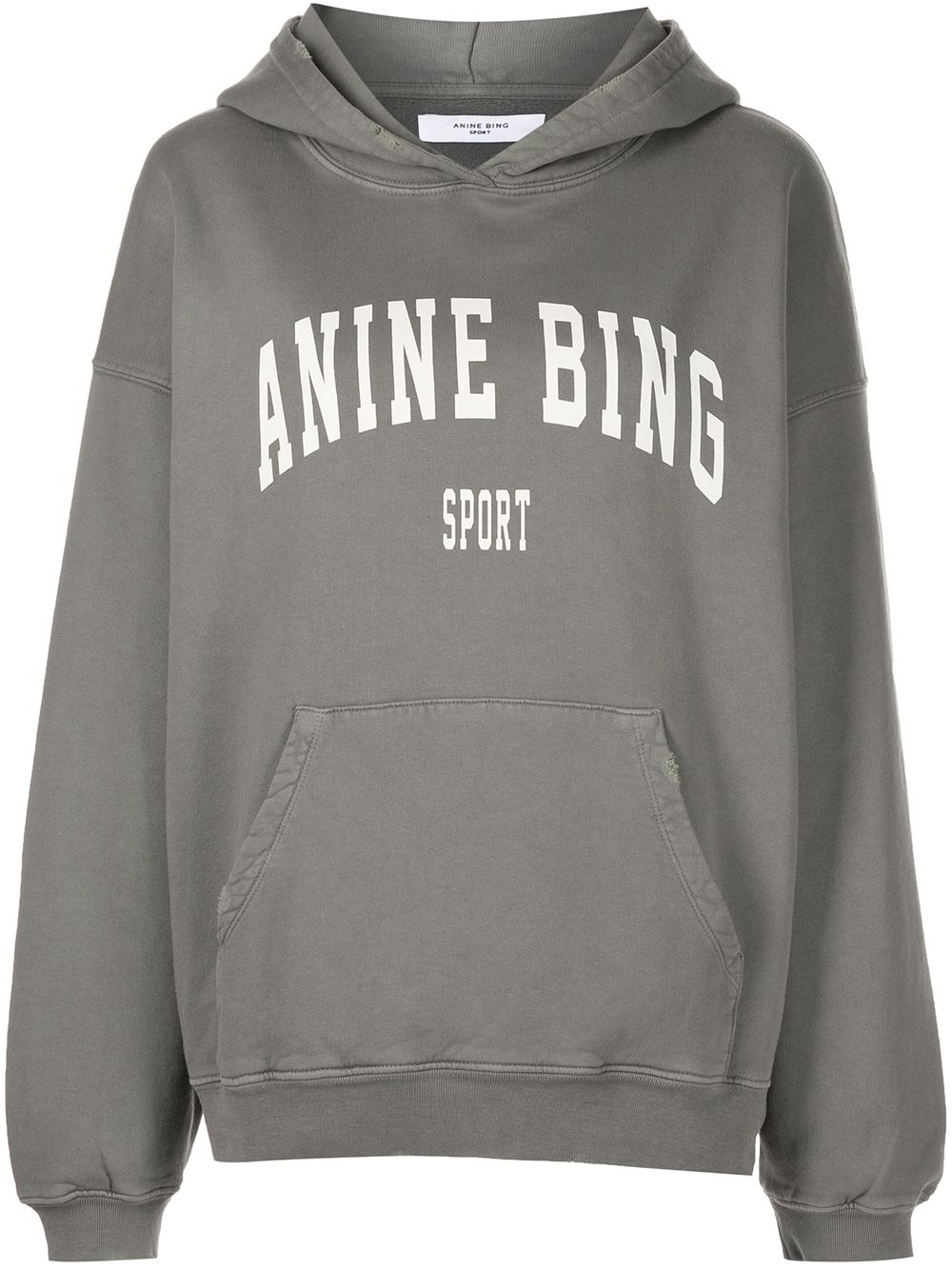 harvey combed-cotton hoodie - 1