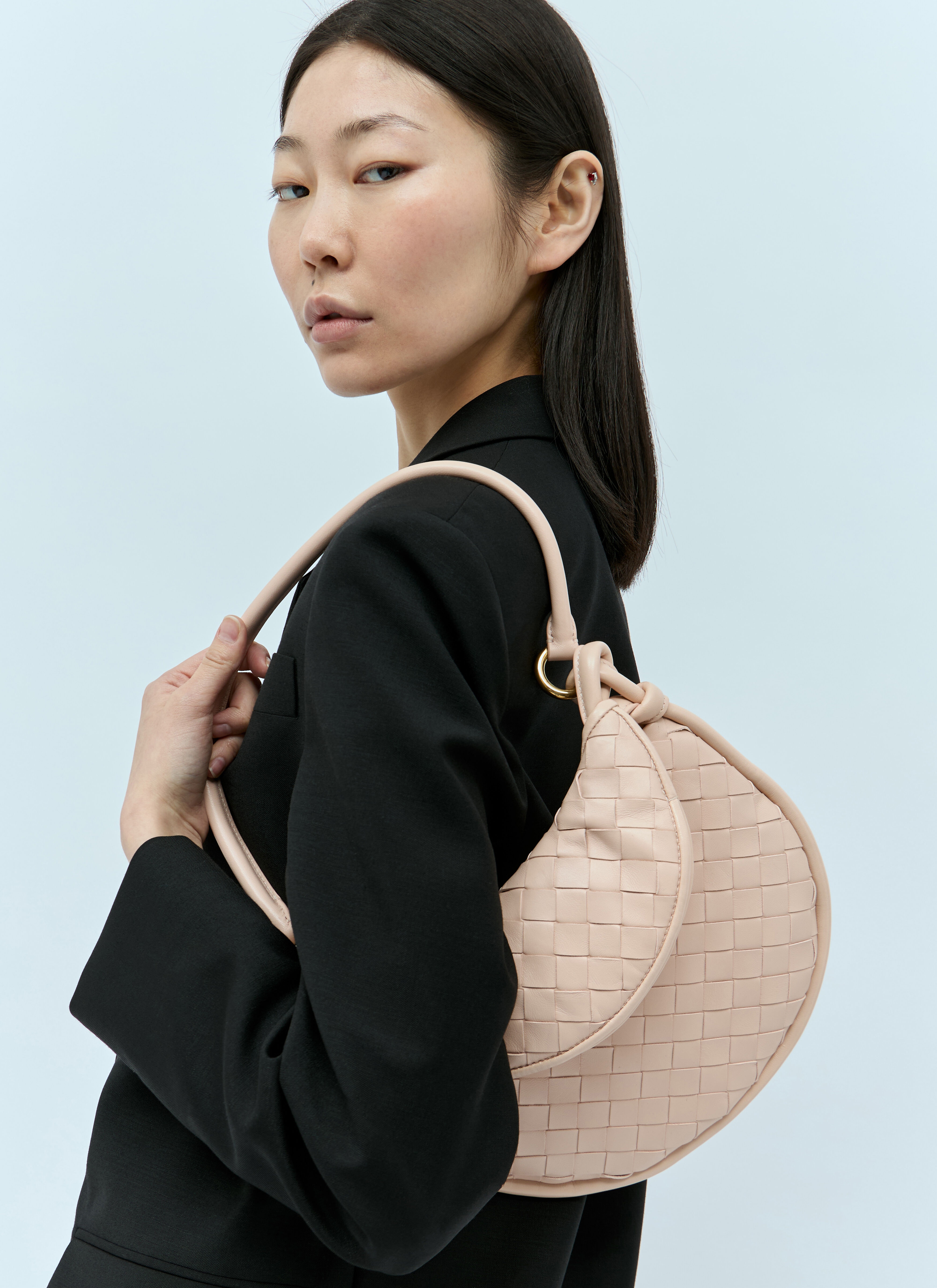 【BOTTEGA VENETA】SMALL GEMELLI SHOULDER BAG Bottega Veneta Gemelli Small Intrecciato Shoulder Bag