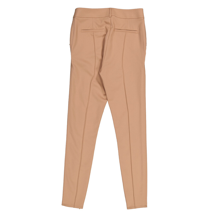 Burberry Dark Biscuit Fitted Wool Trousers - 2