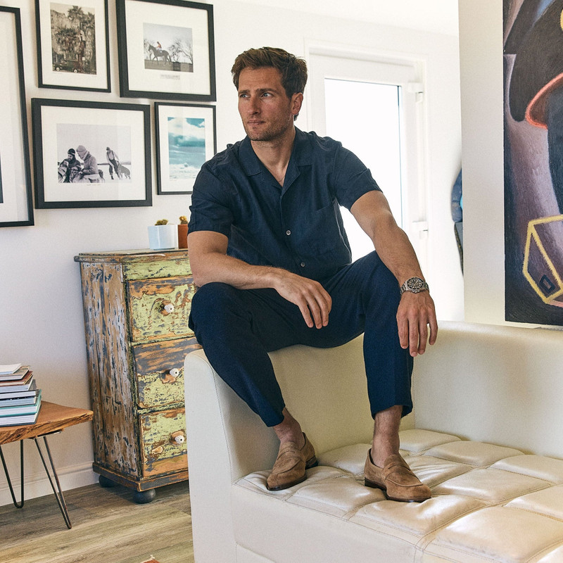 Bristol - Peanut Papillon Calf Suede 2