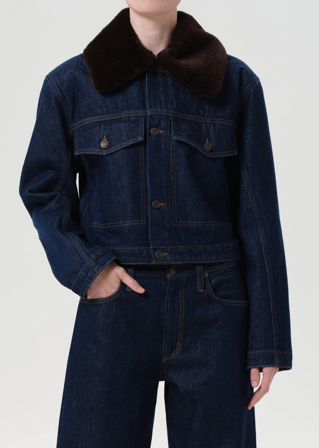 WALKER JACKET IN RINSE - 2