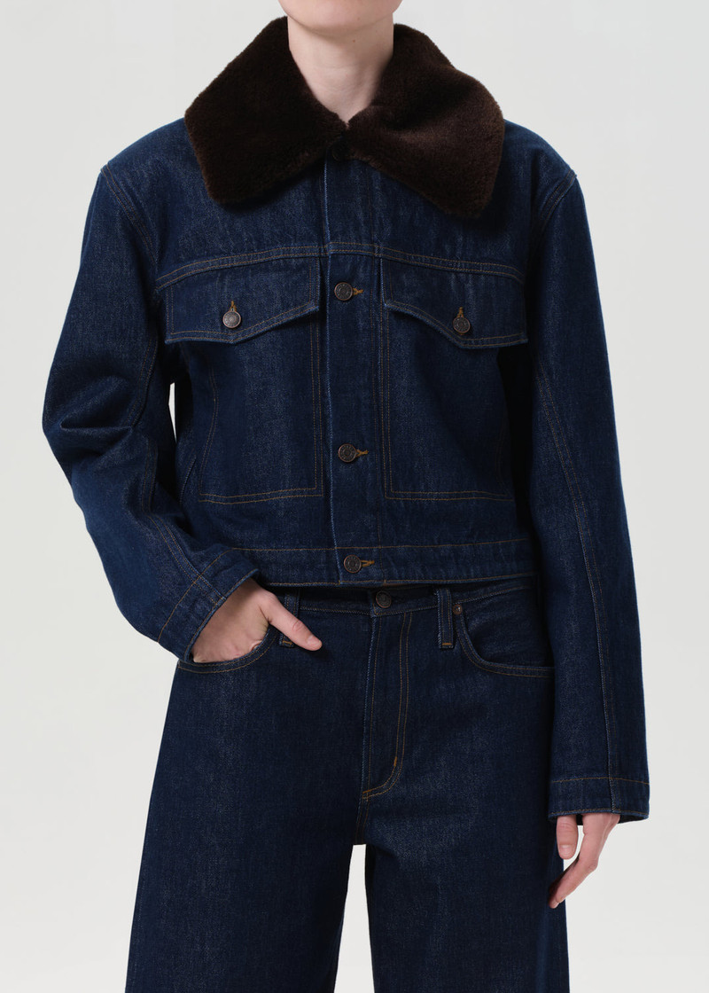 AGOLDE WALKER JACKET IN RINSE outlook