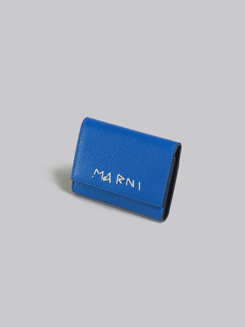 MARNI メンズ キーケース MENDING EMBROIDERY KEY HOLDER Black leather key holder with Marni Mending embroidery | Marni