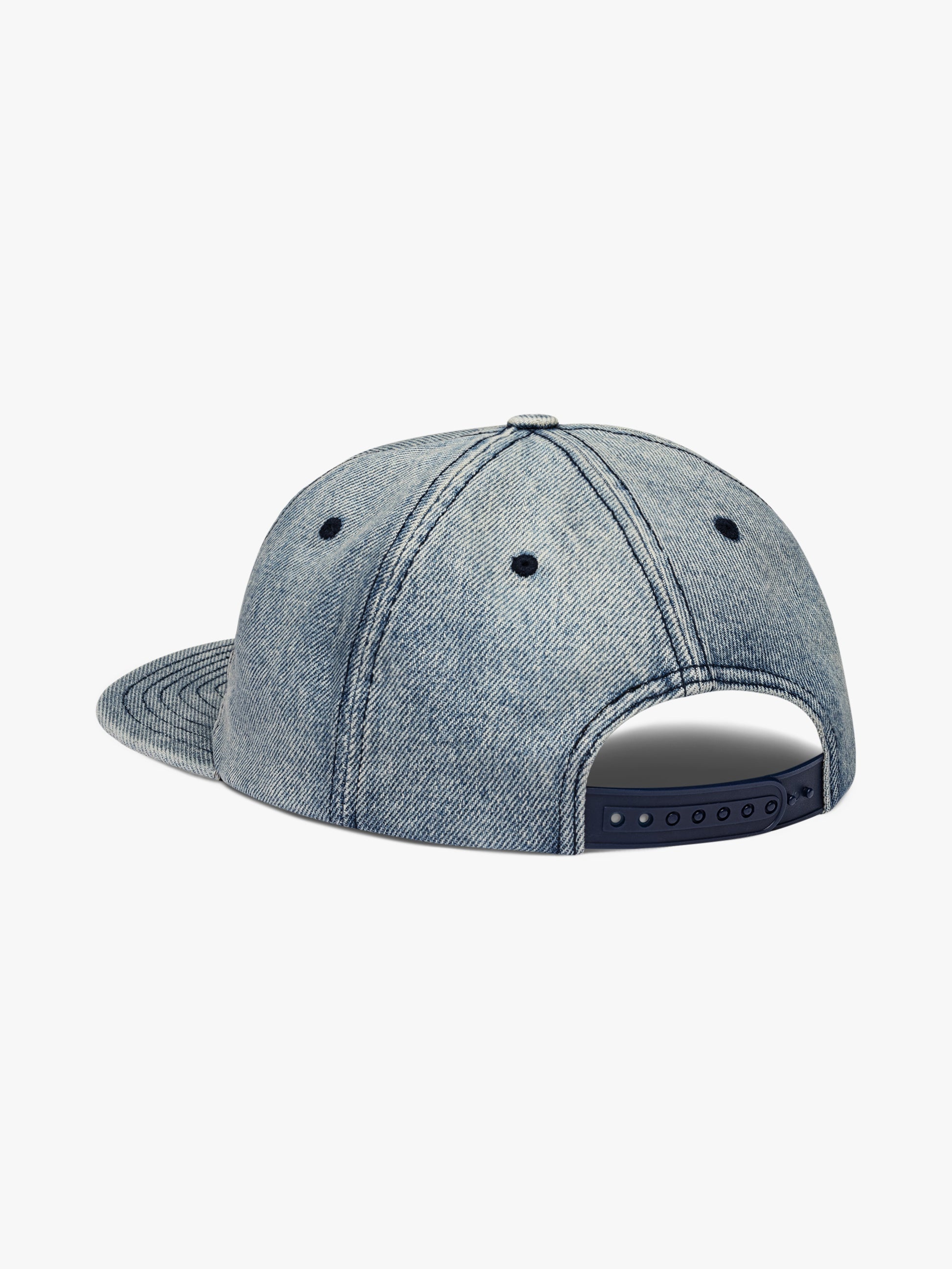 R LOGO LIGHT DENIM HAT - 3