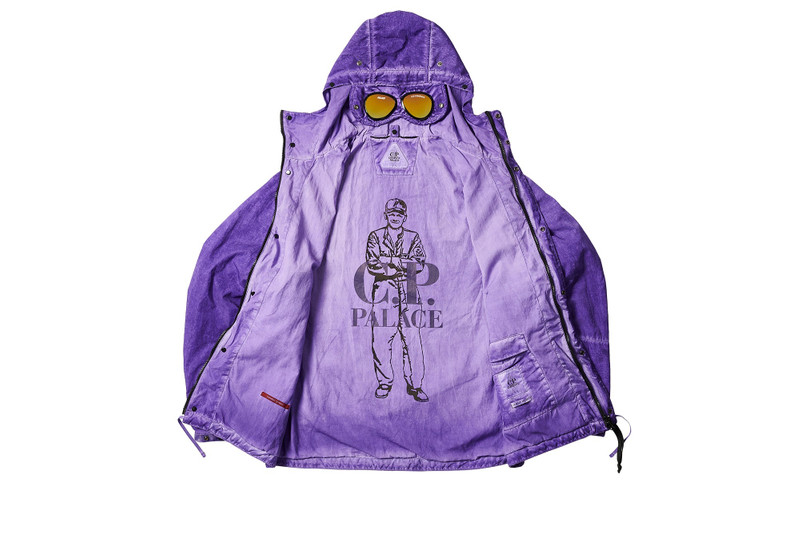 PALACE PALACE C.P. COMPANY SHELL GOGGLE JACKET PURPLE outlook