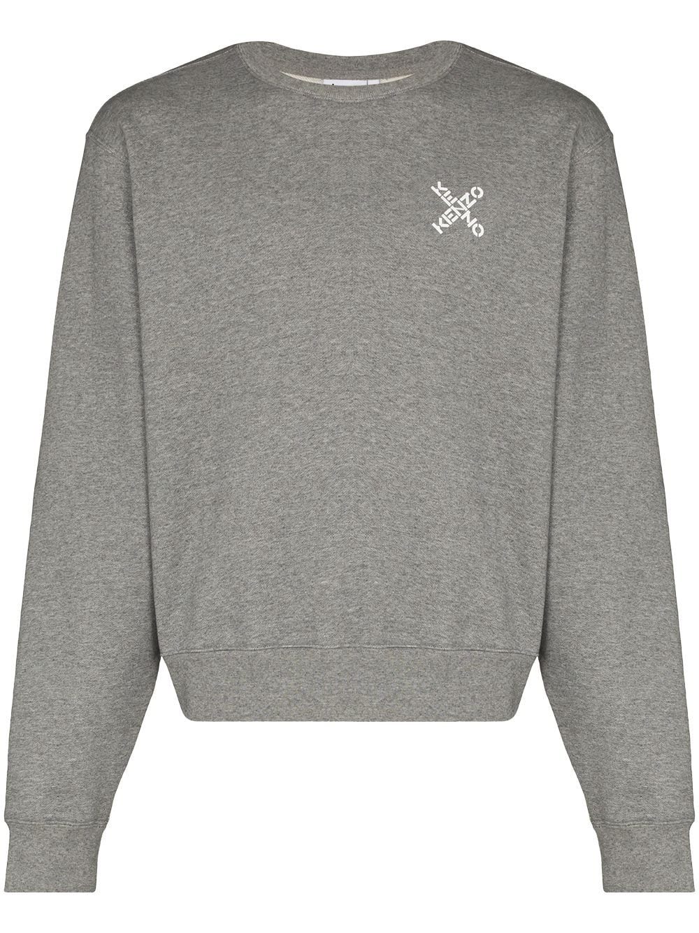 logo-print long-sleeve sweatshirt - 1