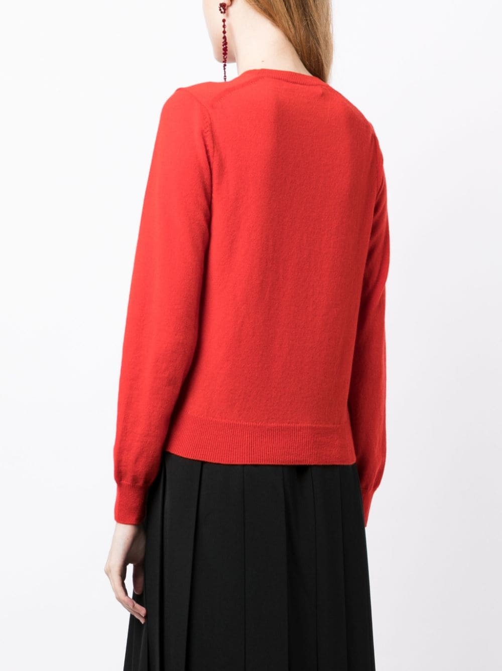 round-neck cashmere jumper - 4