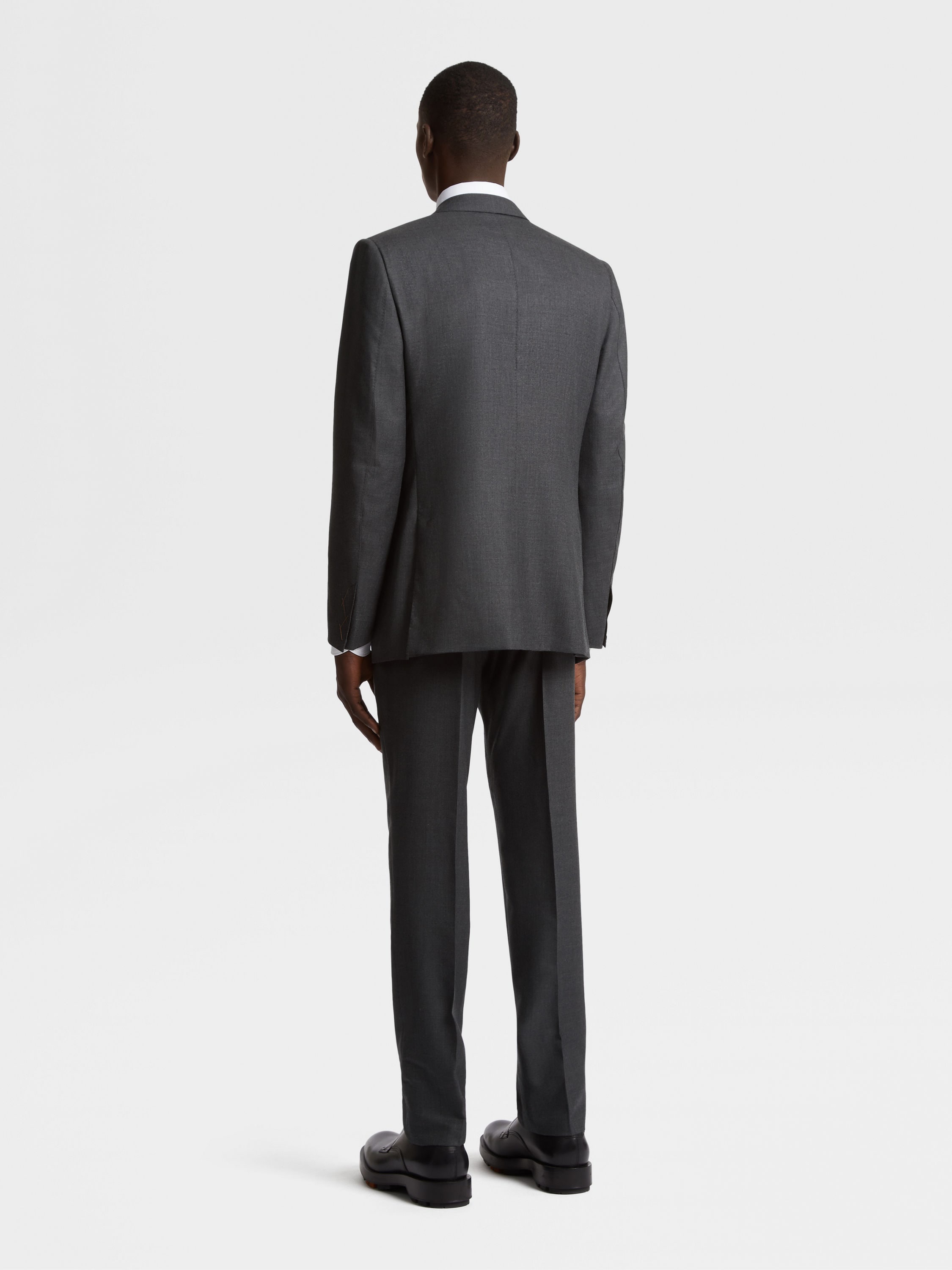 DARK GREY OASI CASHMERE SUIT - 4